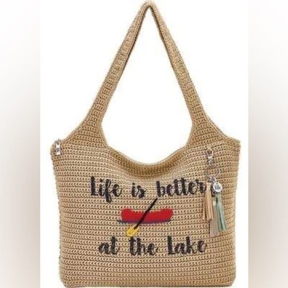 The Sak Handbags - NWT The Sak Life is Better At The Lake Casual Classics Large Crochet Tote
